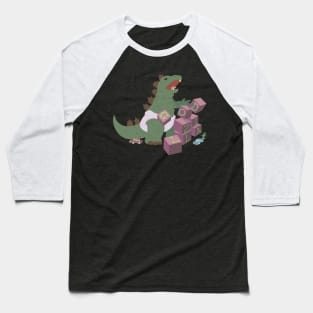 Baby Zilla Baseball T-Shirt